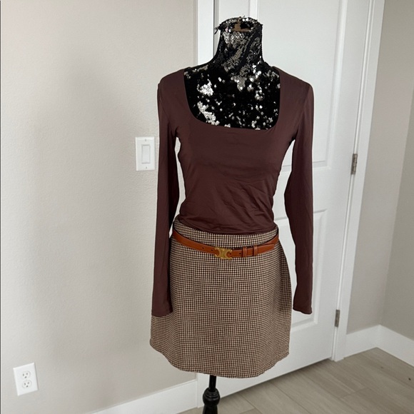 SHEIN Dresses & Skirts - SHEIN mini Skirt Houndstooth